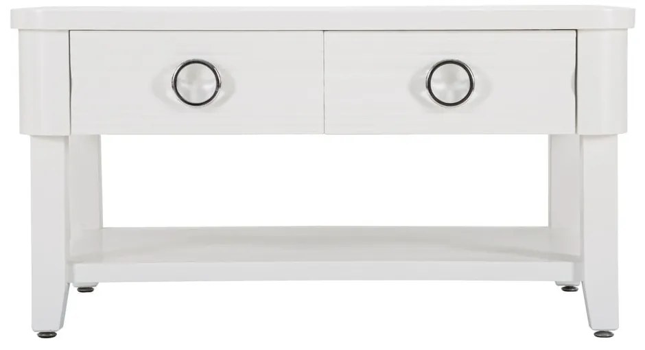 Biely konferenčný stolík z jedľového dreva 60x90 cm Shine – Mauro Ferretti