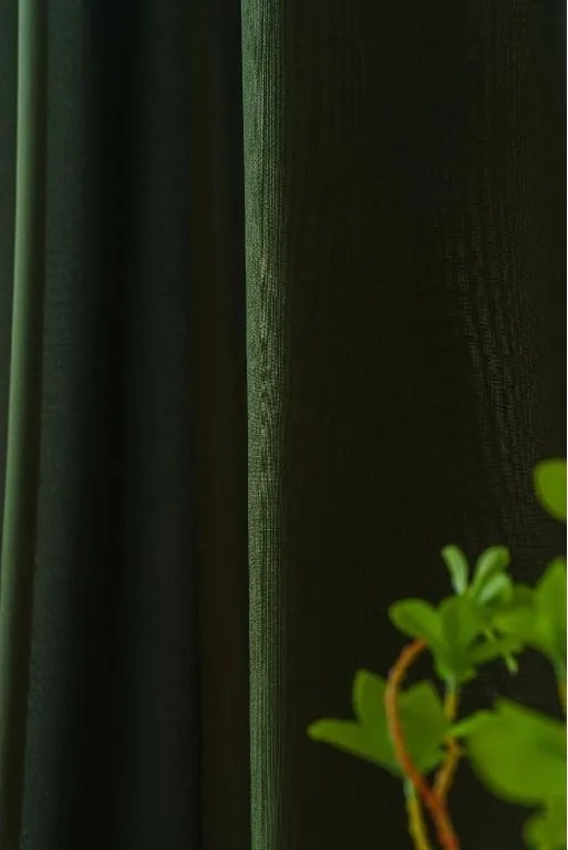 Záves OXFORD LIGHT 140x250 cm, tmavozelený Zavesenie: Kovové krúžky