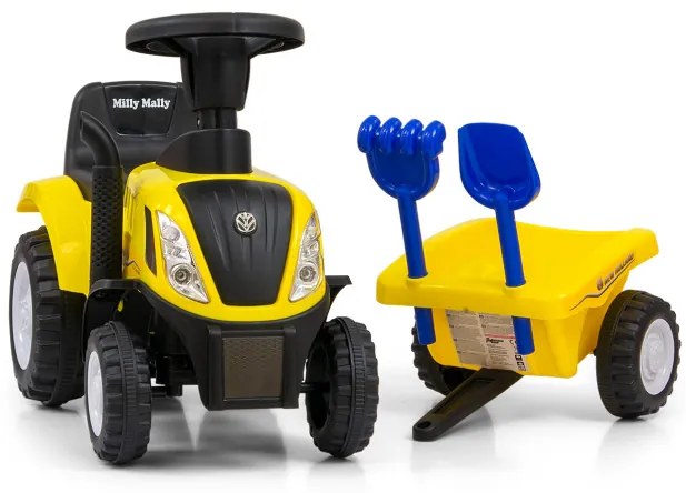 Odrážadlo New Holland T7 traktor žlté