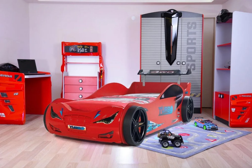Detská posteľ Auto Ero červená