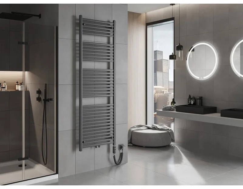 Mexen Hades, elektrické vykurovacie teleso 1800 x 600 mm, 900 W, antracitová, W104-1800-600-2900-66