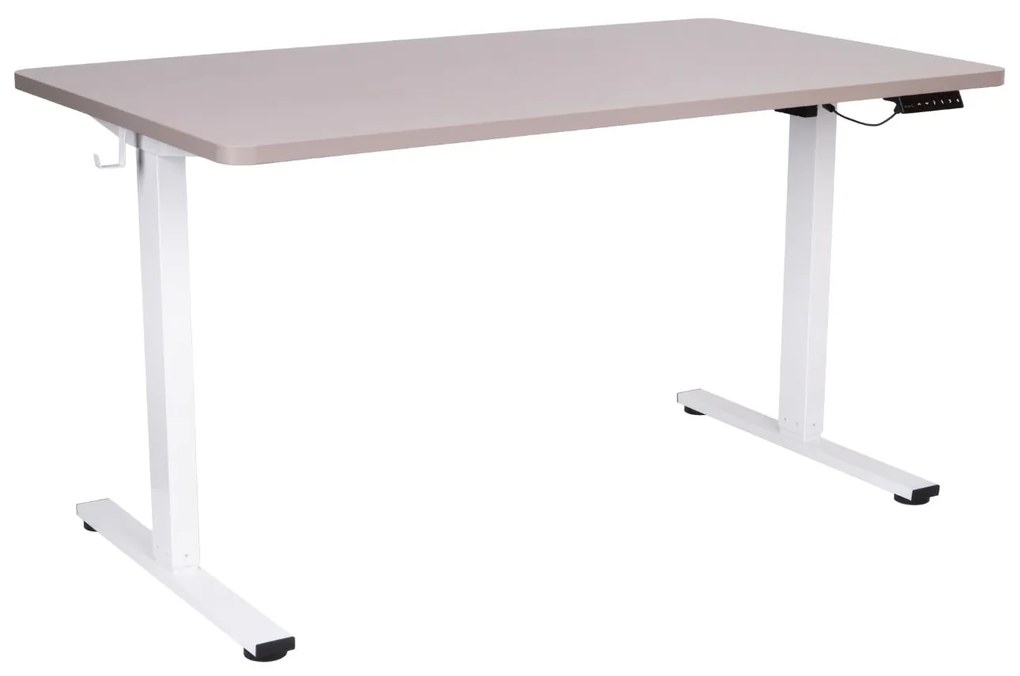 Výškovo nastaviteľný stôl Alto 100 White 160 cm