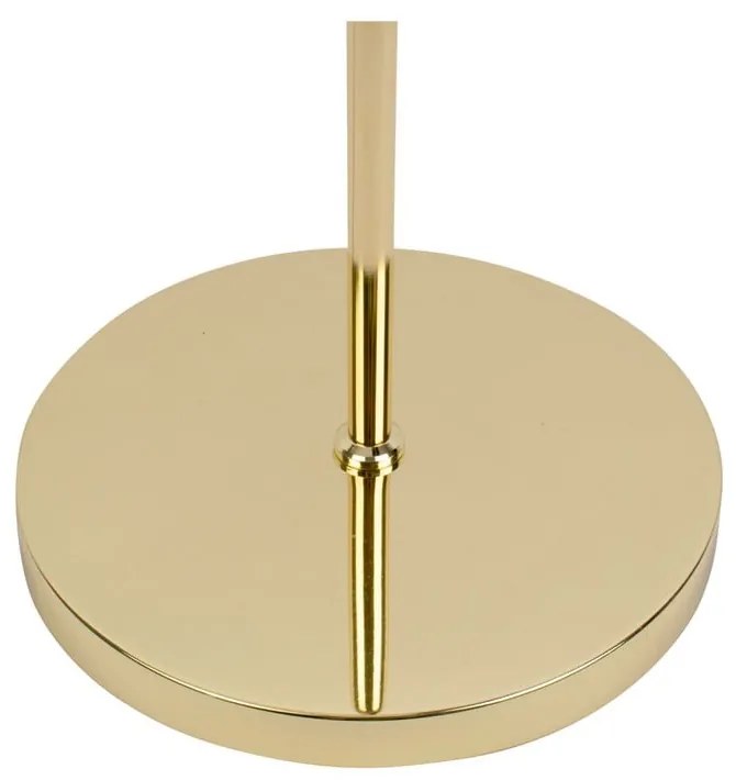 Stojacia lampa v zlatej farbe Leitmotiv Lucid, výška 150 cm