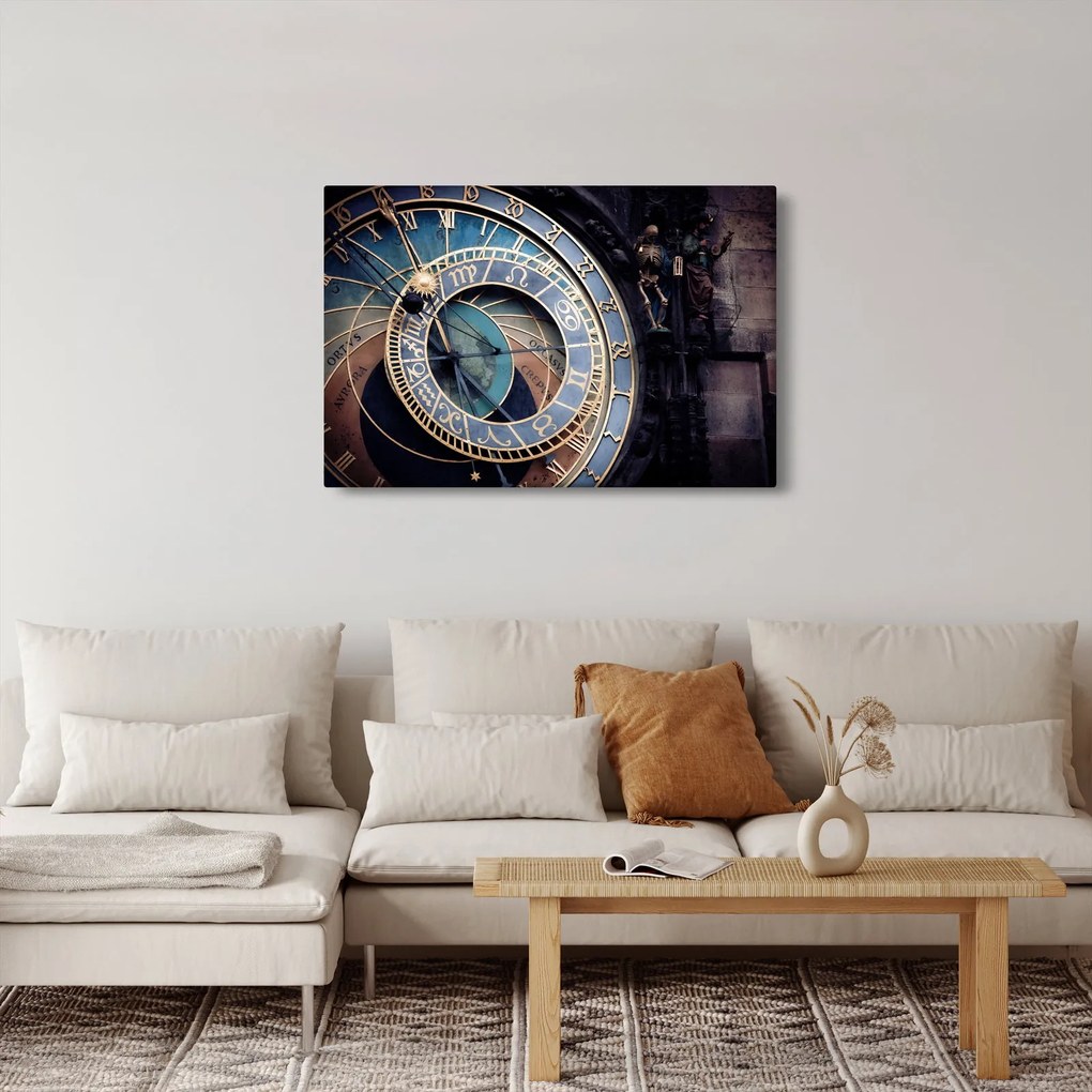 Obraz - Orloj, Praha (90x60 cm)