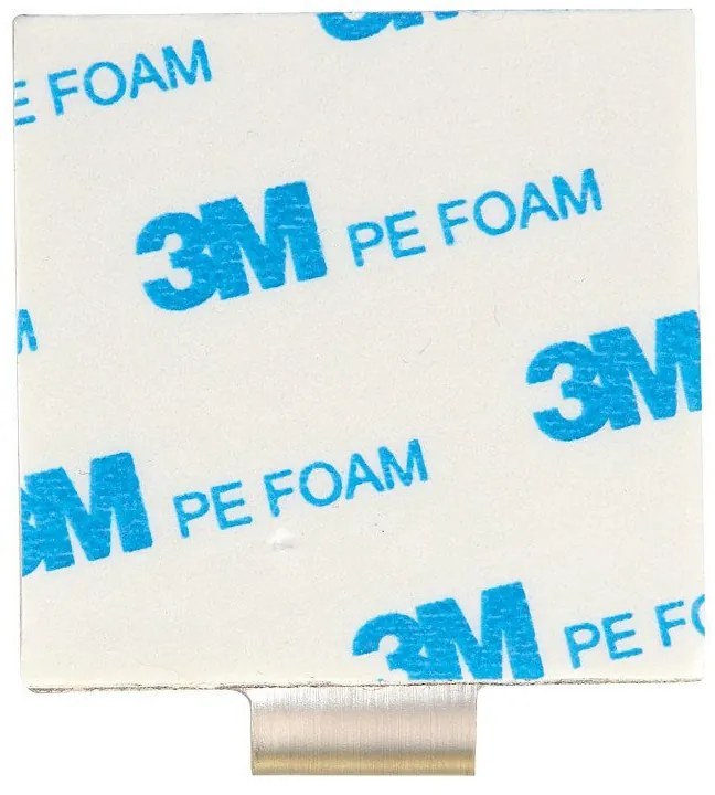 Sapho Sapho, Vešiačik samolepiaci, 4 ks, brúsená nerez, 33209