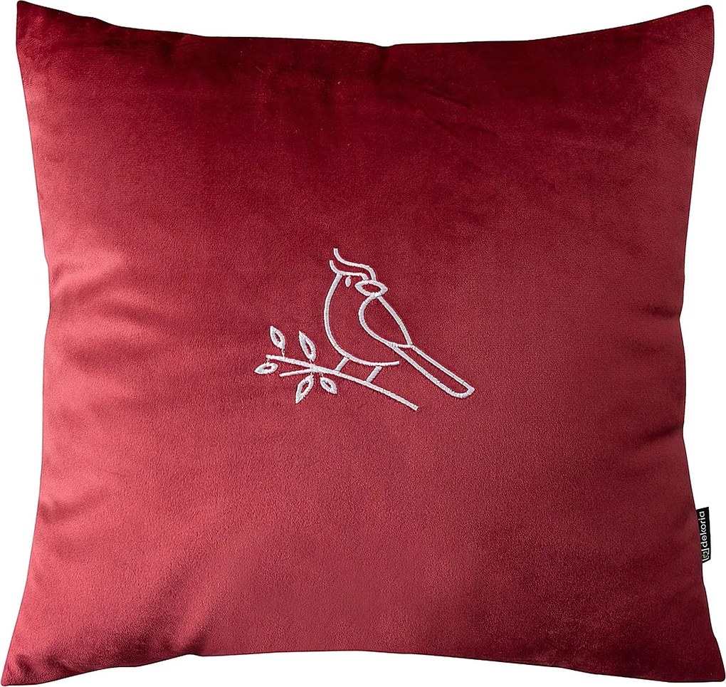 Obliečka na vankúš Bird on Branch 43x43 cm