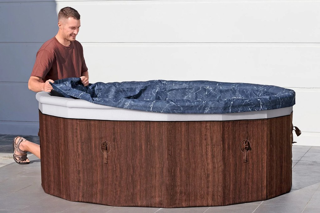 BESTWAY Lay-Z-Spa Toronto ThermaCore Smart AirJet Vírivka, 190 x 70 cm, 7 osôb 6001W