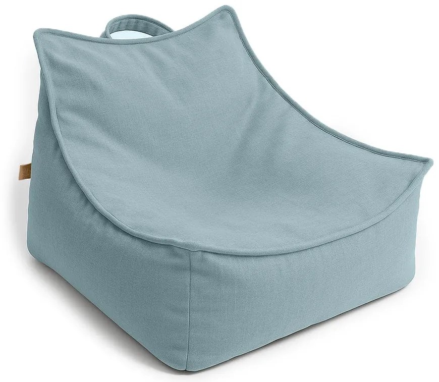 Štvorcový sedací vak Outzy, cloudberry-sky-blue