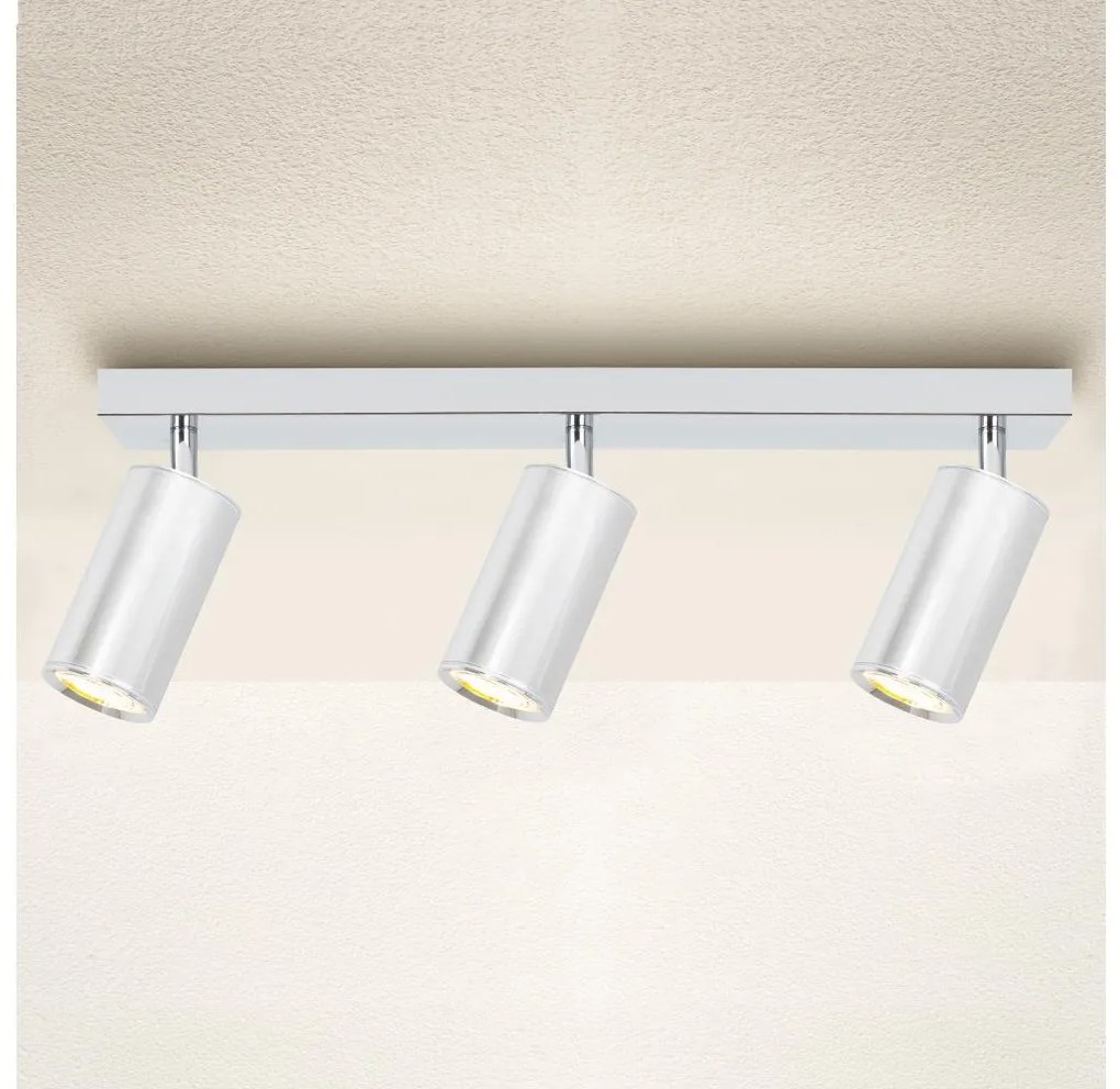 Brilagi - Kúpeľňové bodové svietidlo SELE 3xGU10/30W/230V IP44 lesklý chróm BG1642