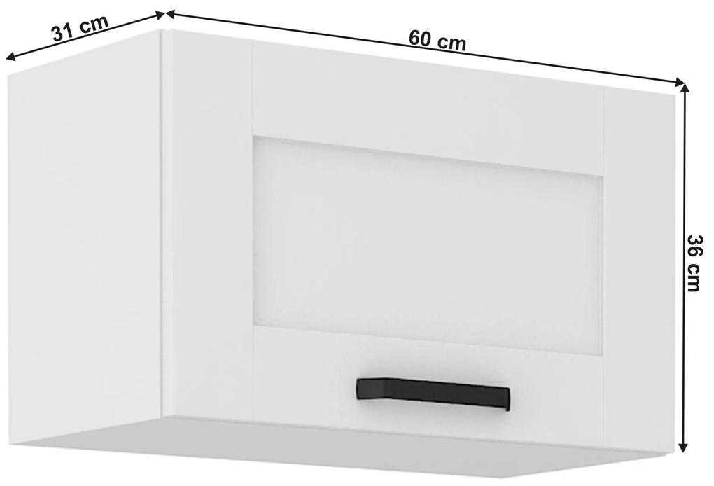 Horná skrinka Lesana 1 (biela) 60 GU-36 1F . Vlastná spoľahlivá doprava až k Vám domov. 1063905