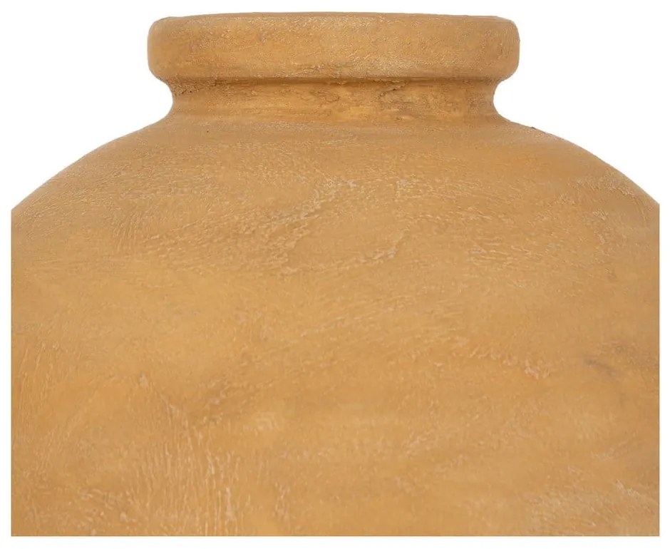 Keramická vysoká váza v horčicovej farbe (výška 60 cm) Eufen – Ixia