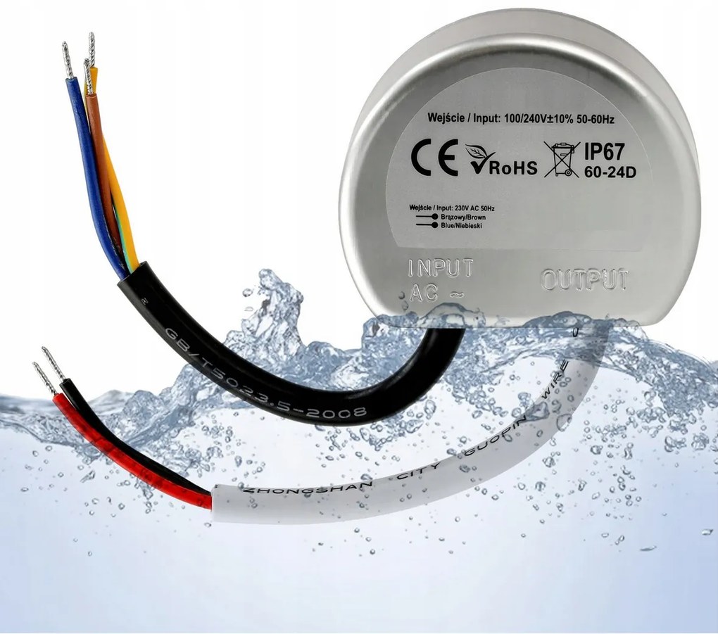 BERGE LED zdroj do boxu - 12V - 10W - 0,83A - IP67