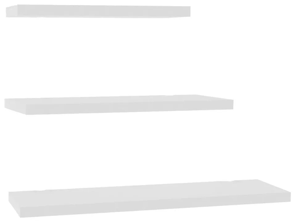 Biela polica v súprave 3 ks Leila - Kalune Design