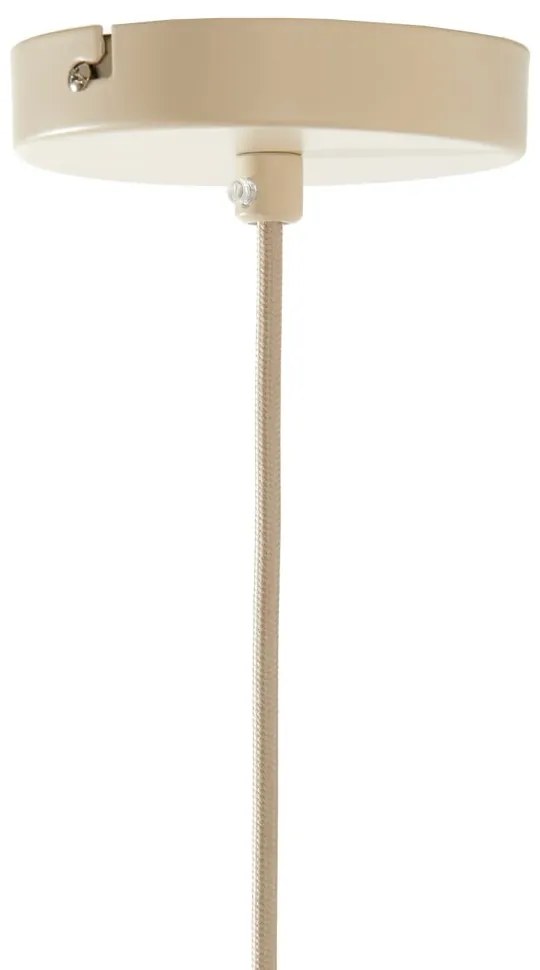 Béžové závesné svietidlo s textilným tienidlom ø 50 cm Itela – Light &amp; Living