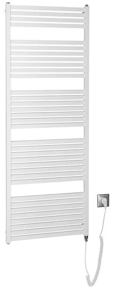 Aqualine - Kúpeľňový elektrický radiátor TONDI-E 800W/230V 169 cm biela