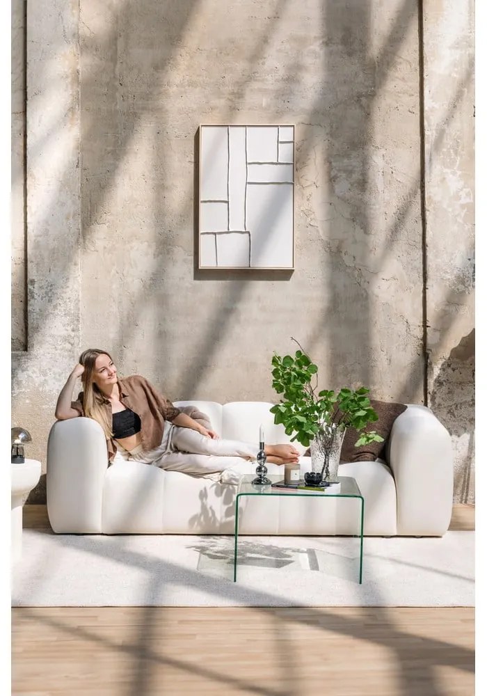 Tyrkysová zamatová pohovka 225 cm Cube – Bonami Selection