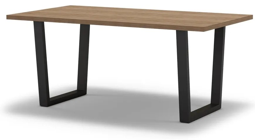 Jedálenský stôl s doskou v dubovom dekore 100x180 cm Francesca - Marckeric