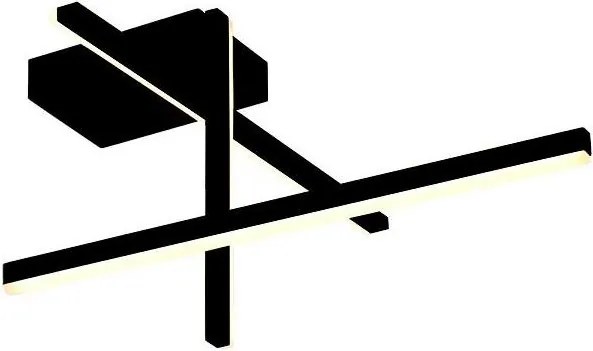 Zambelis 22025 - LED Stmievateľný prisadený luster LED/25W/230V čierna