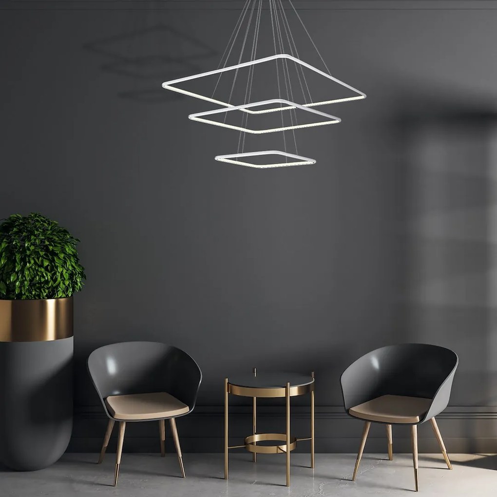 Závesné LED svietidlo Nix, 3x LED 117w, 3000k, w
