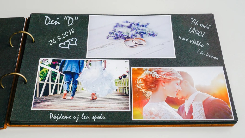 Ahome Album na mieru Ornament Farba podkladu: Čierna