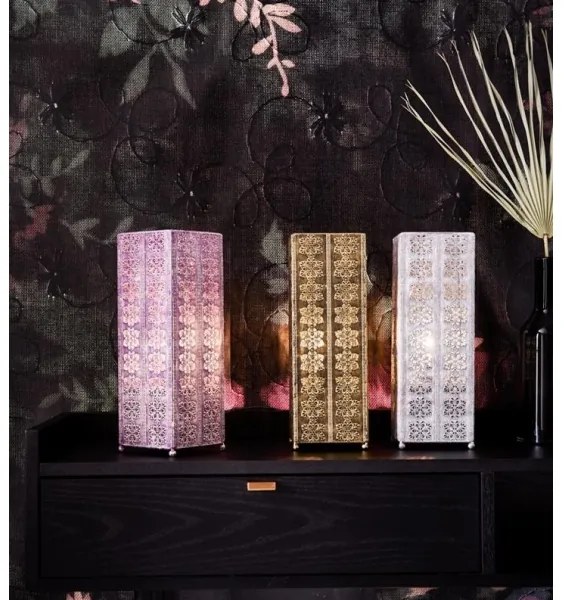 Markslöjd 108224 - Stolná lampa AGRA 1xE14/18W/230V fialová