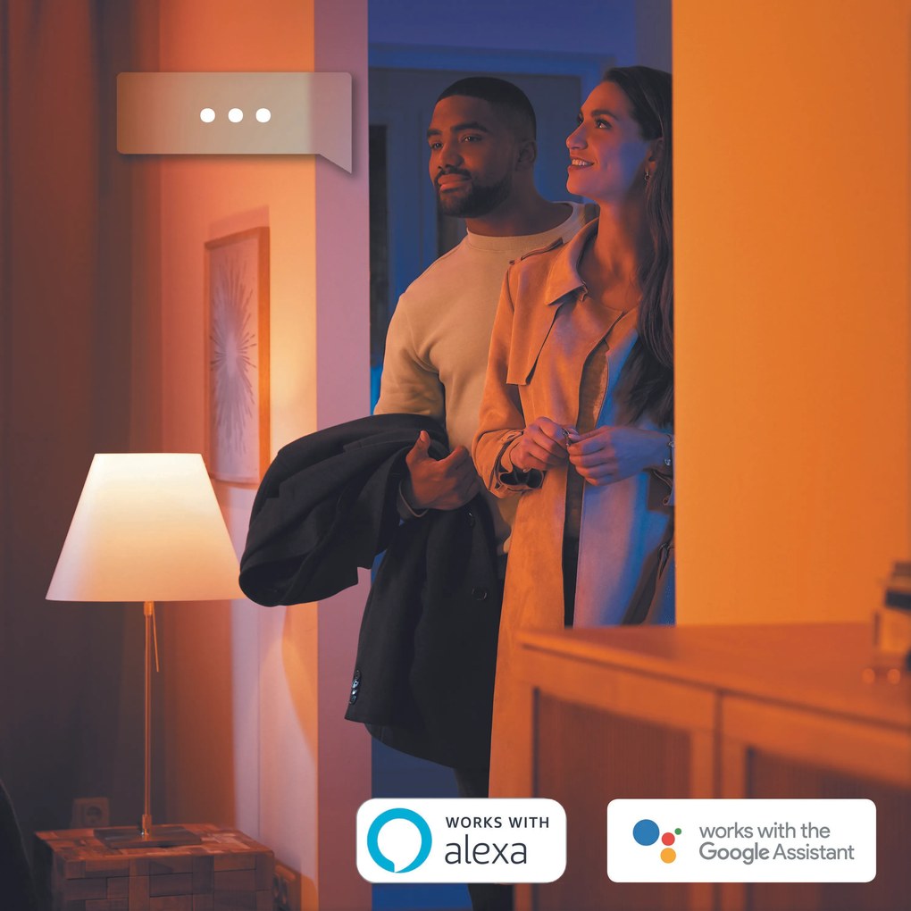 PHILIPS HUE Múdra LED žiarovka HUE, GU10, 5,2 W, 400lm, teplá biela