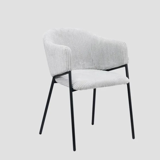 Jedálenská stolička PRAZER sivá 737954