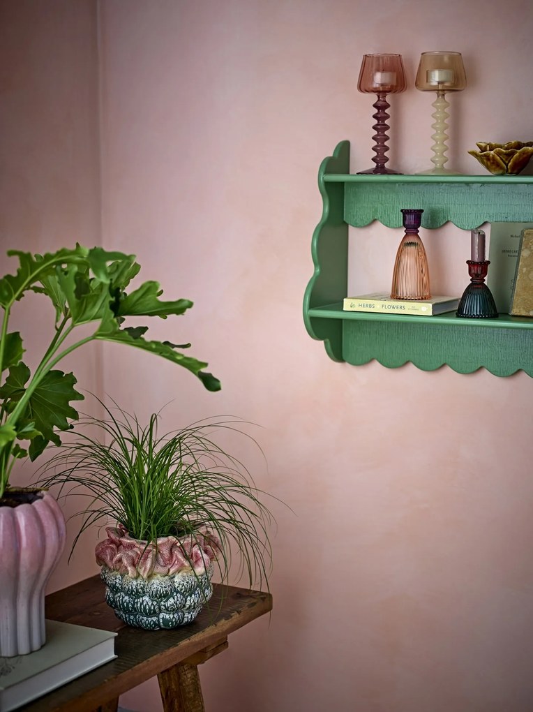 Bloomingville Sklenený svietnik Shilo Multi – sada 2 ks