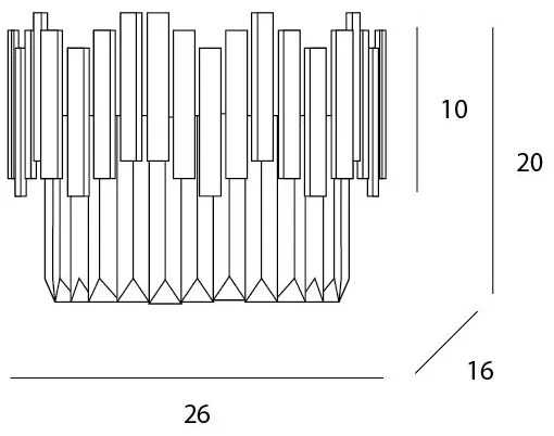 MAXLIGHT W0251 - Nástenné svietidlo TREND 3xG9/40W/230V zlatá