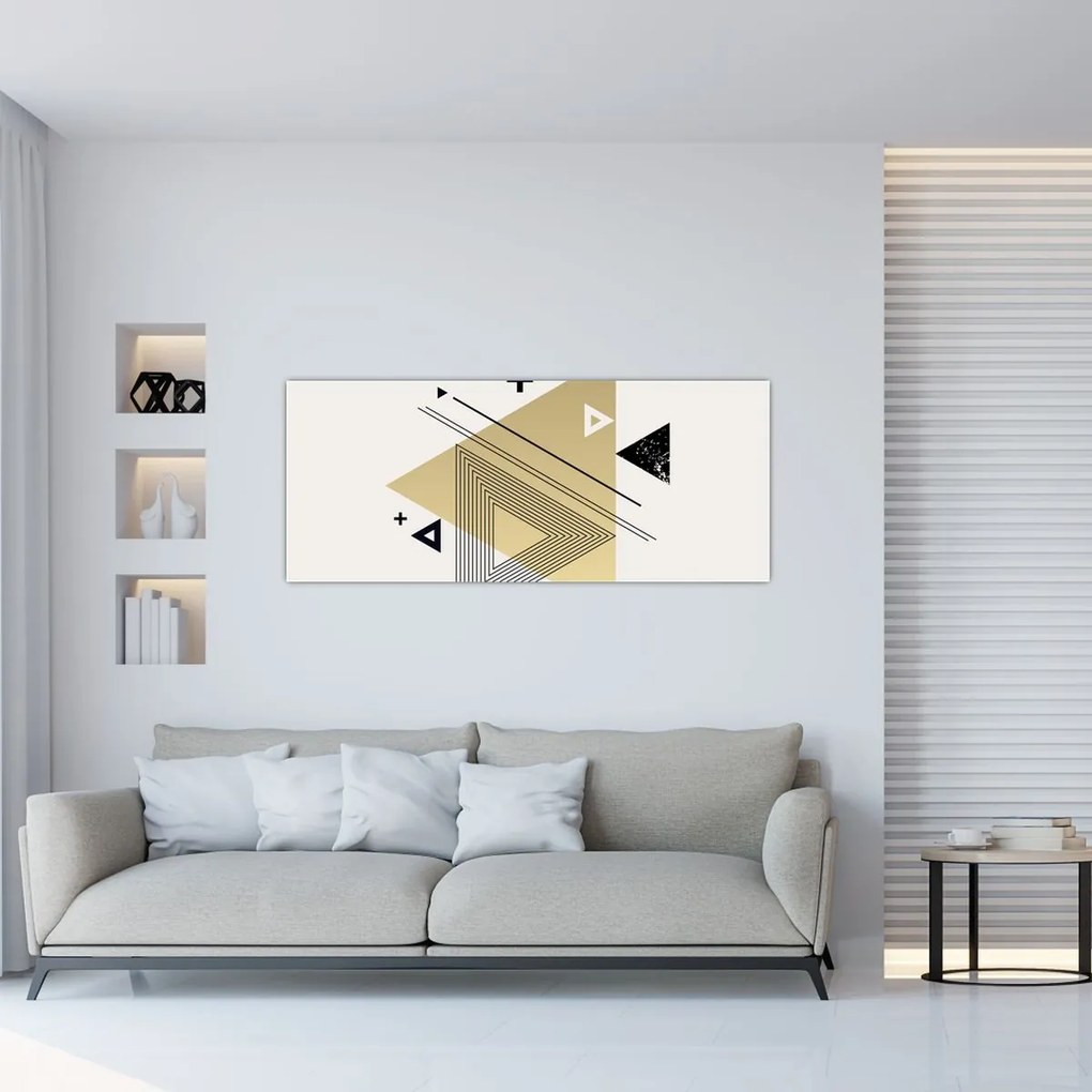 Obraz - Geometrické tvary N⁰4 (120x50 cm)