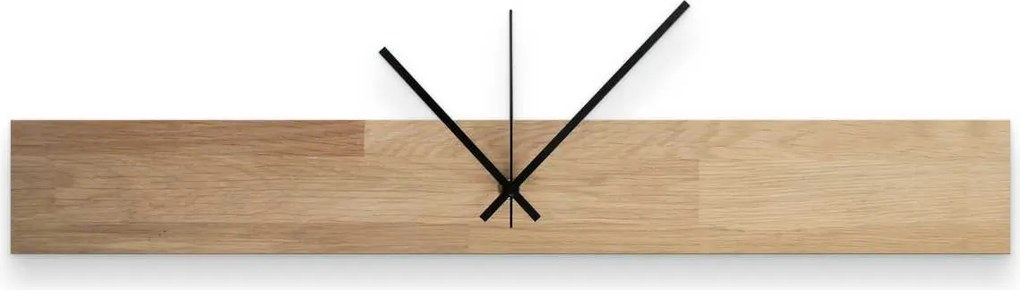 Dubové hodiny v škandinávskom štýle, moderný minimalistický dizajn | QOGOP: Farba strieborná 60x8cm (23.6x3.15in) 4685-111277 MAS020-3041-akcia20