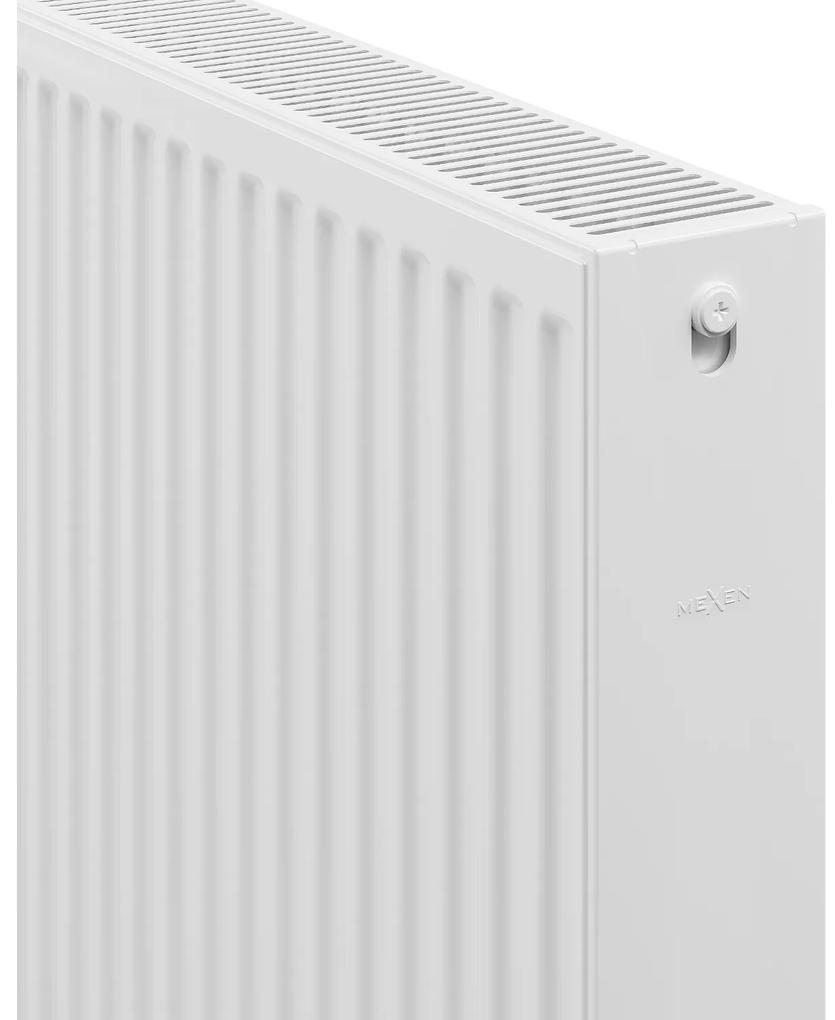 Mexen, Panelový radiátor Mexen C22 600 x 1400 mm, bočné pripojenie, 2314 W, biely - W422-060-140-00