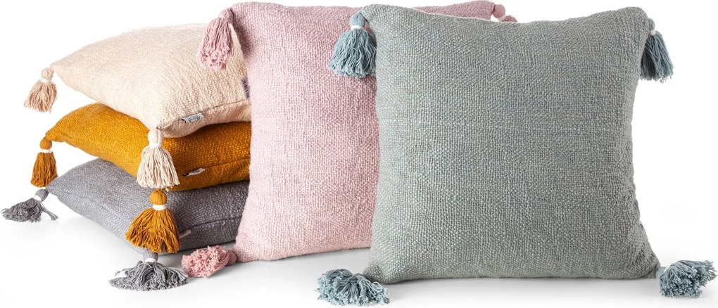 DEKORAČNÁ OBLIEČKA NA VANKÚŠ KIMI 45X45 CM BÉŽOVÁ