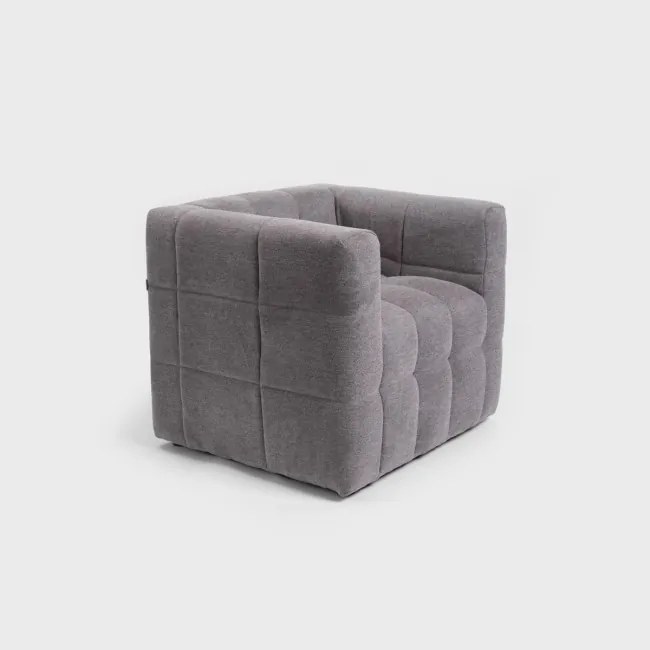 Kreslo BISKOTO sivé 710728