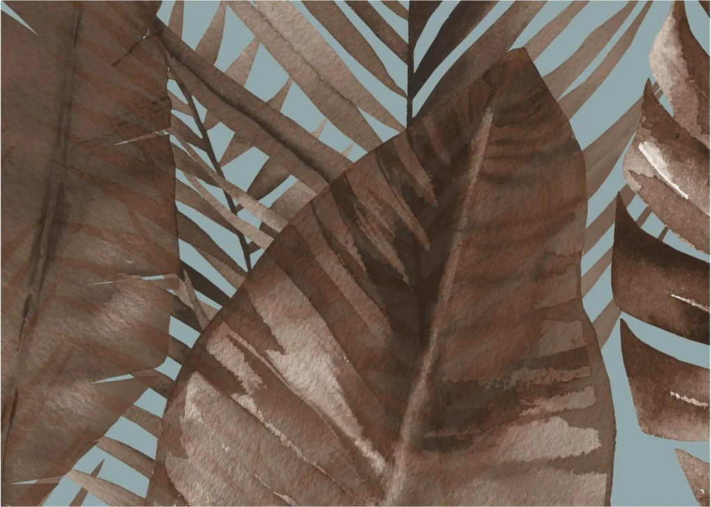 Obraz - Palmové listy, Aquarel (70x50 cm)