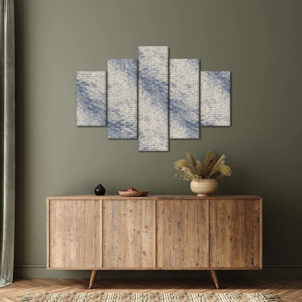 Obraz - Vzor vlniek (150x105 cm)
