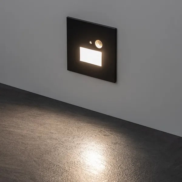 LED schodiskové svietidlo s pohybovým senzorom LED/1,5W/230V 3000/4000/6000K antracit