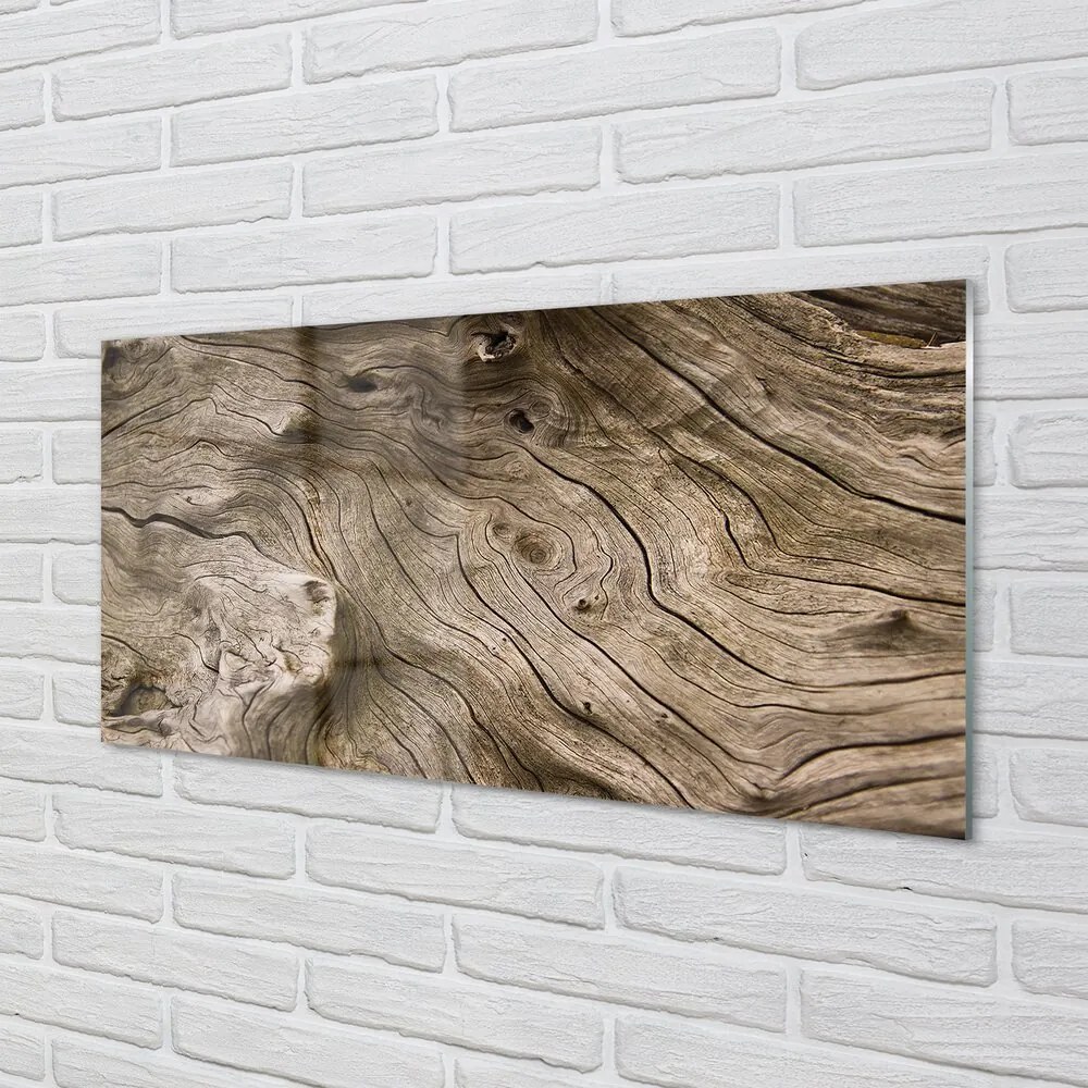 Obraz na skle Drevo uzlov obilia 140x70 cm