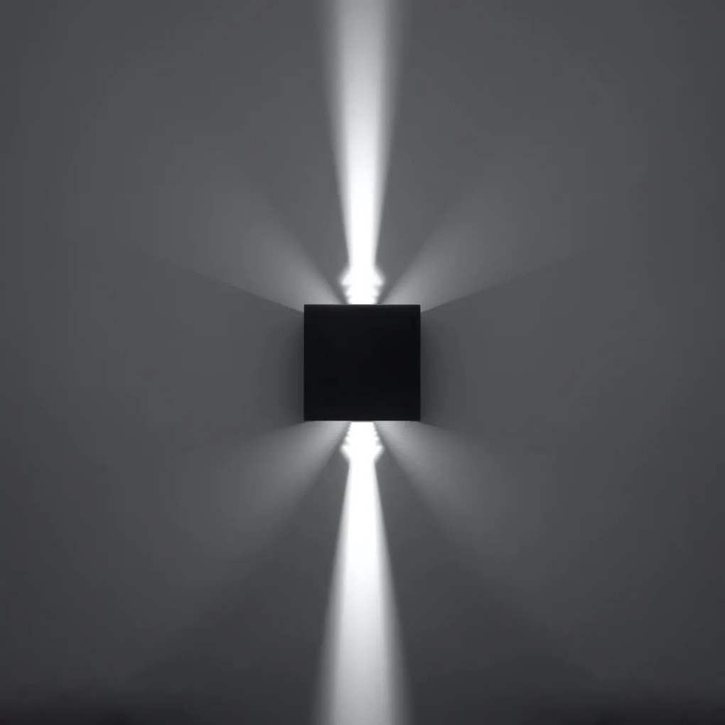 Nástenné LED svietidlo Luca, 1x LED 6w, 3000k, b