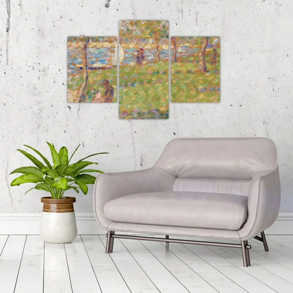 Obraz - Georges Seurat, Study for "La Grande Jatte", reprodukcia (90x60 cm)