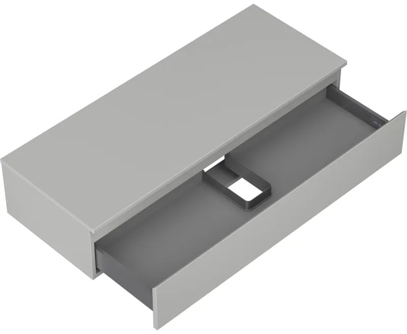 Mexen Orio, kúpeľňová skrinka 120 cm s hornou časťou, 1 zásuvka, sivá matná, 91A10-12023-1-BFC62