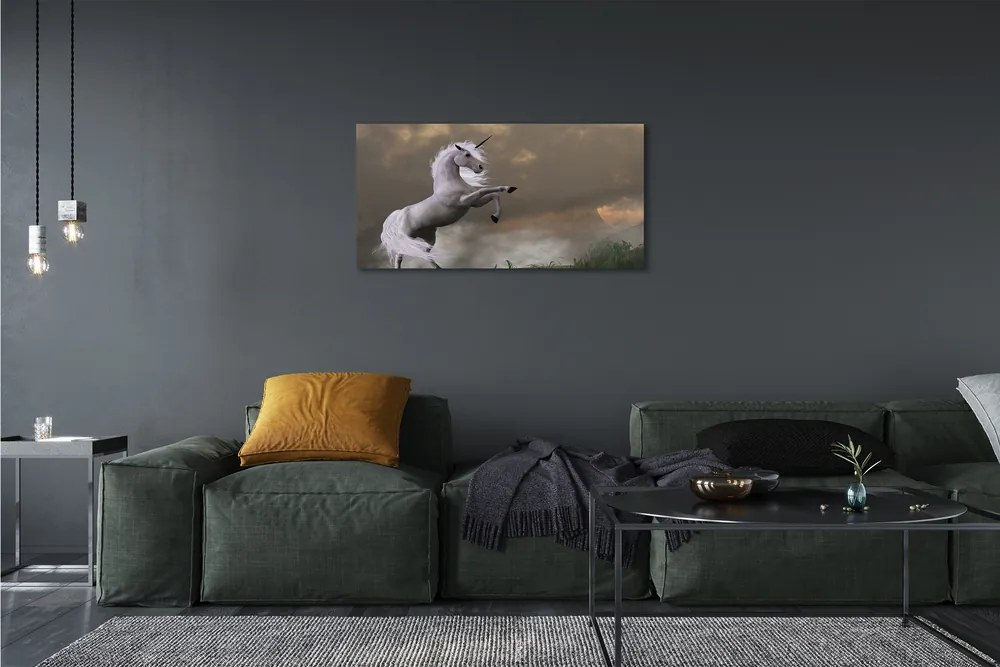 Obraz na plátne Unicorn top 125x50 cm