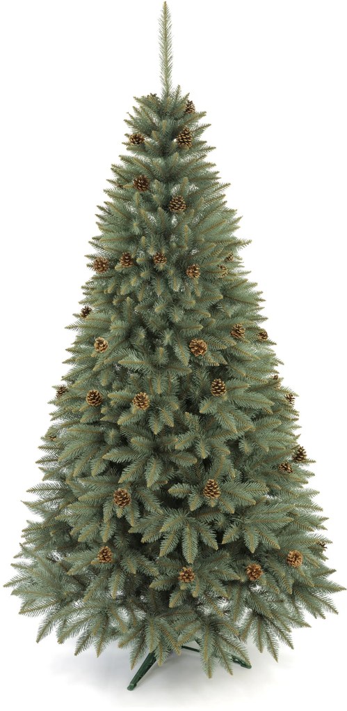 Vianočný stromček Smrek strieborný so šiškou 250 cm