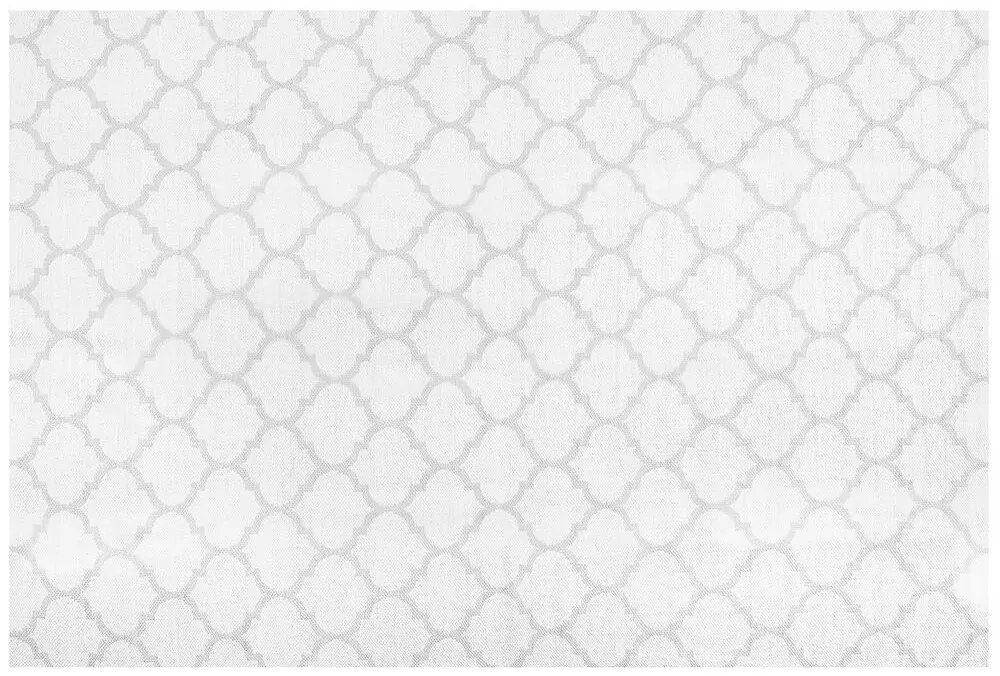 Obojstranný vonkajší koberec 160 x 230 cm sivá/biela AKSU Beliani