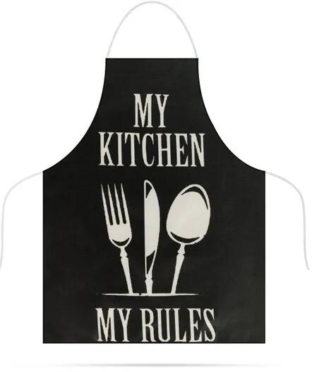 Kuchynská zástera - "My Kitchen, my rules"