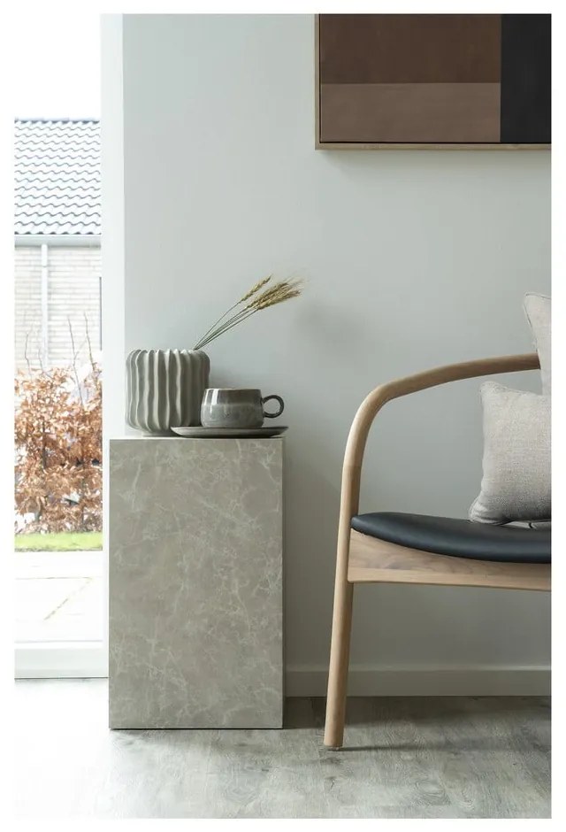 Sivé taniere z kameniny v súprave 4 ks ø 21 cm Selma – House Nordic