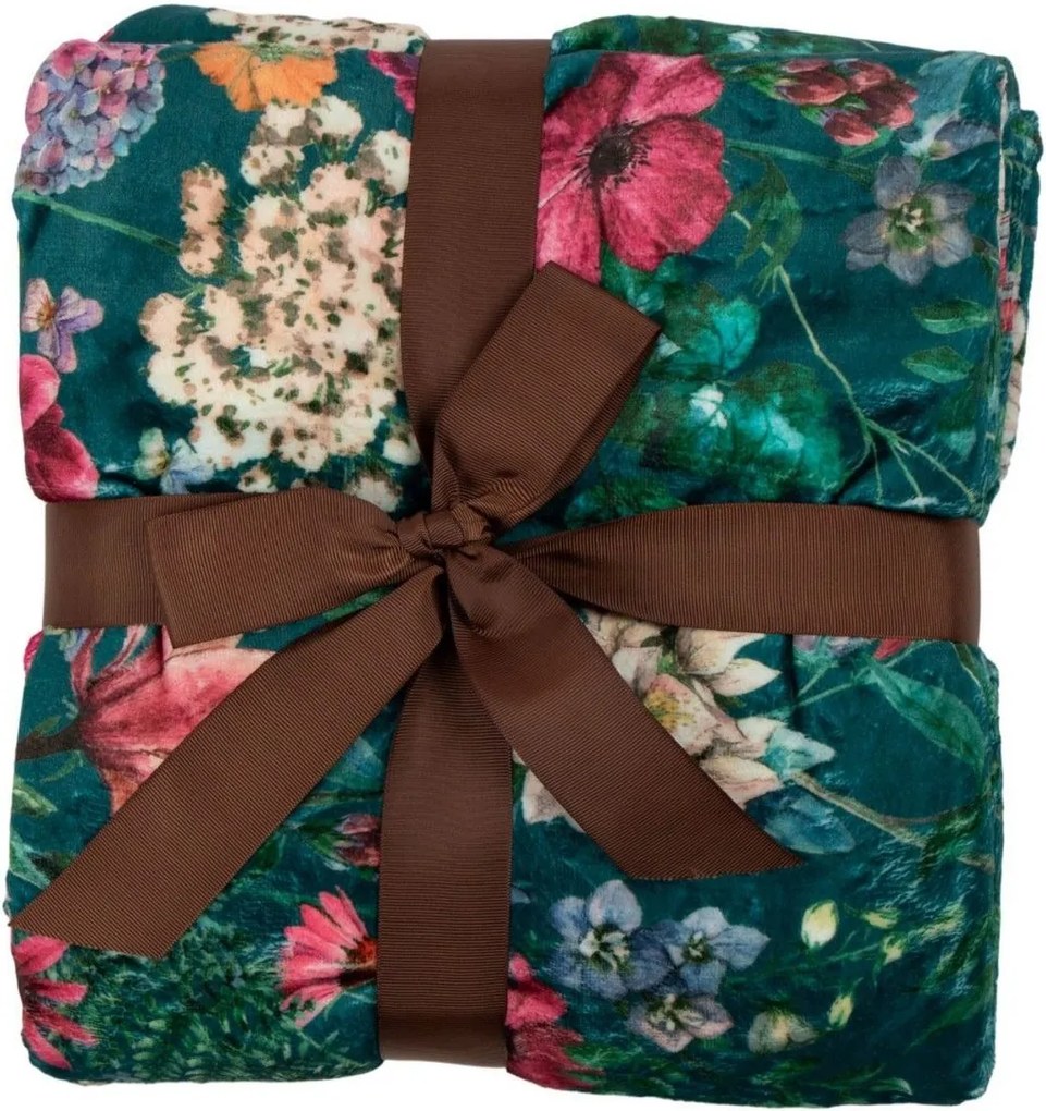 Přehoz Imelda modrý 130x170 cm polyester – 130*170*1 cm