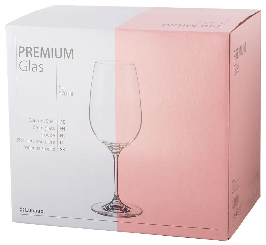 Poháre Rioja / Tempranillo 570 ml set 6 ks - Premium Glas Crystal - 321802