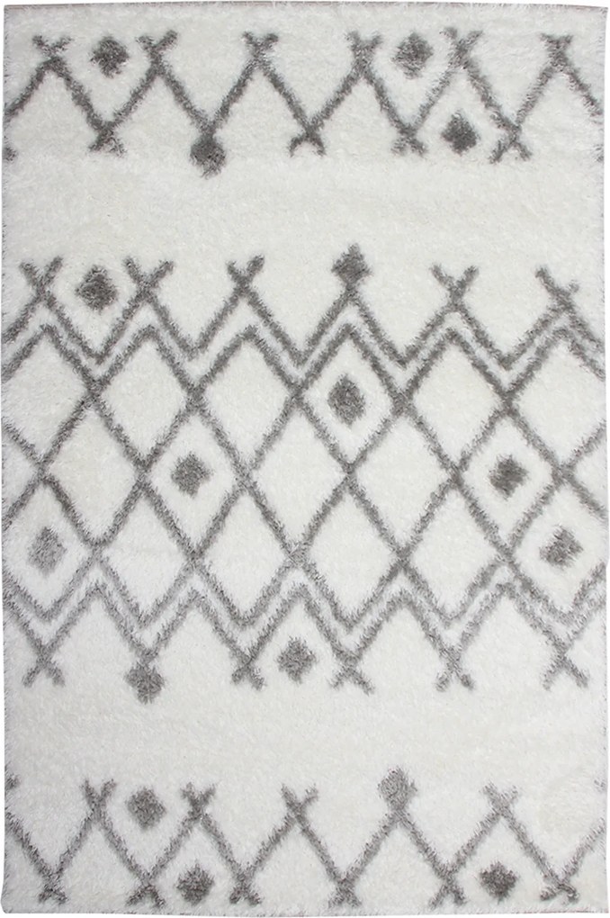 Koberec Boho 590 CREAM/D.GREY rozmery koberec: 80x150 cm