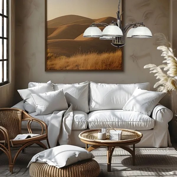 Luster na reťazi KORFU 5xE27/60W/230V